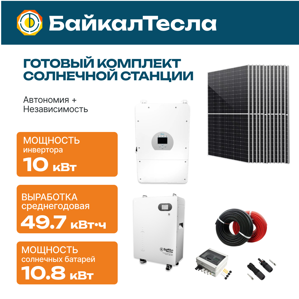 Солнечная электростанция 10 кВт